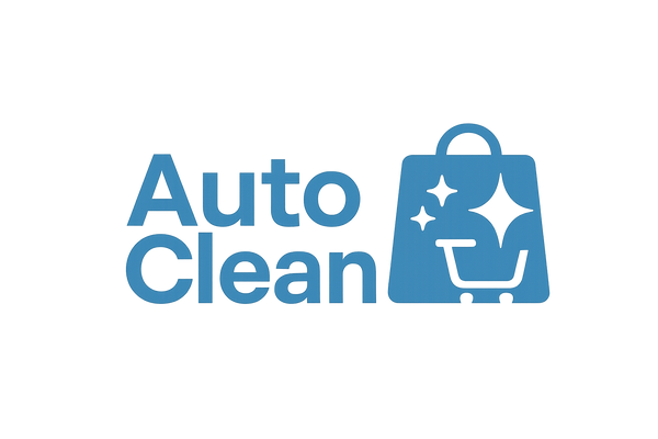 AutoClean. Make me a logo for this. I'm doing drop shipping with it. I'll put it on my website.And of course there should be a shopping sign next to the text.